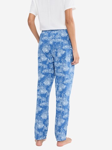 TRIUMPH Pyjamahose ' Red Label Mix & Match ' in Blau