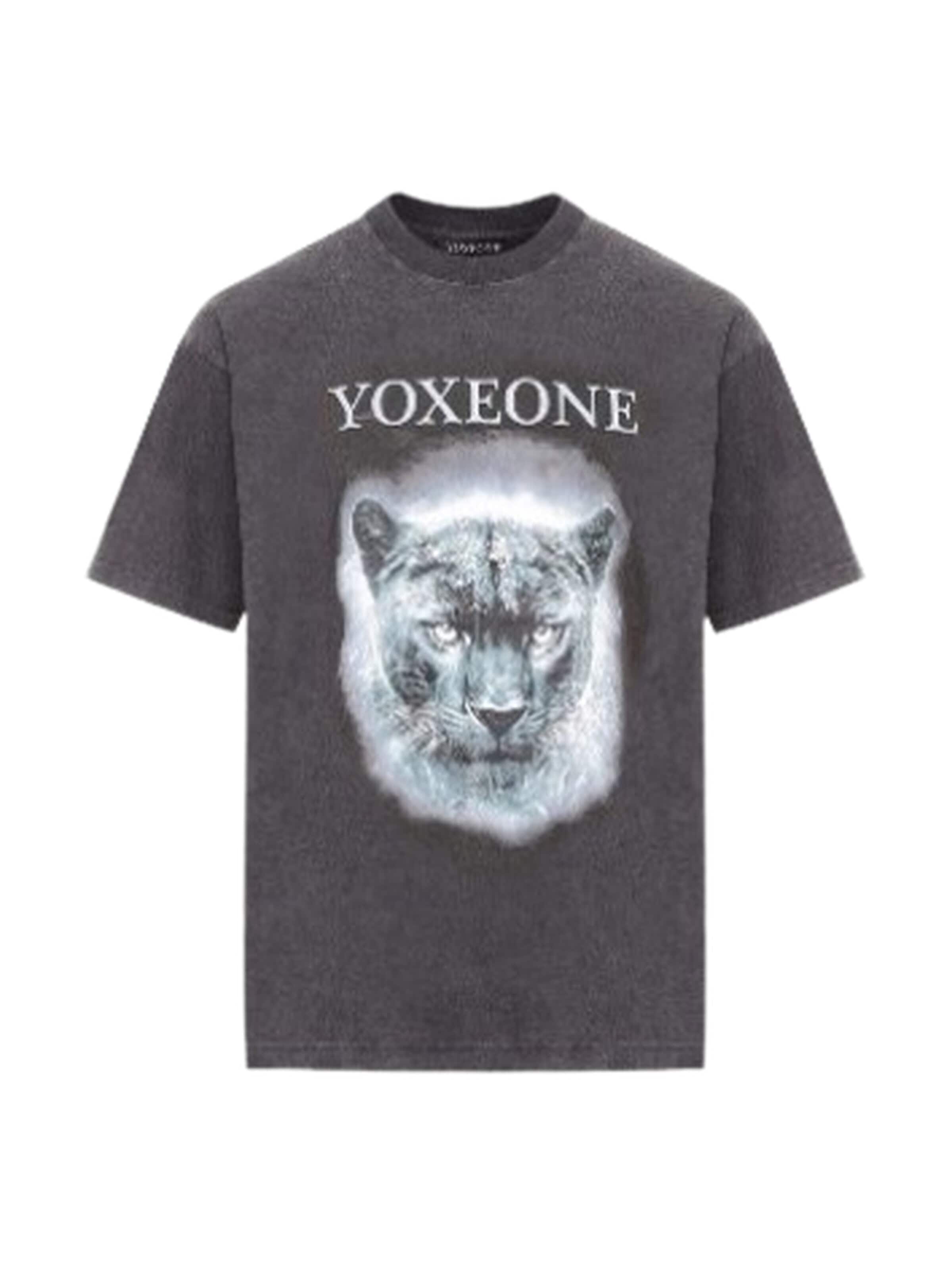 Yoxeone Sweatshirt 'SPRIT PANTERE' in Grijs