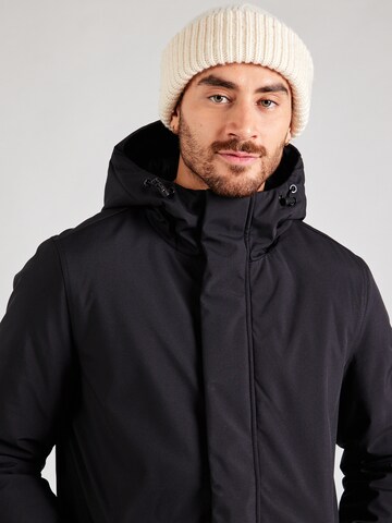 KnowledgeCotton Apparel Weatherproof jacket in Black