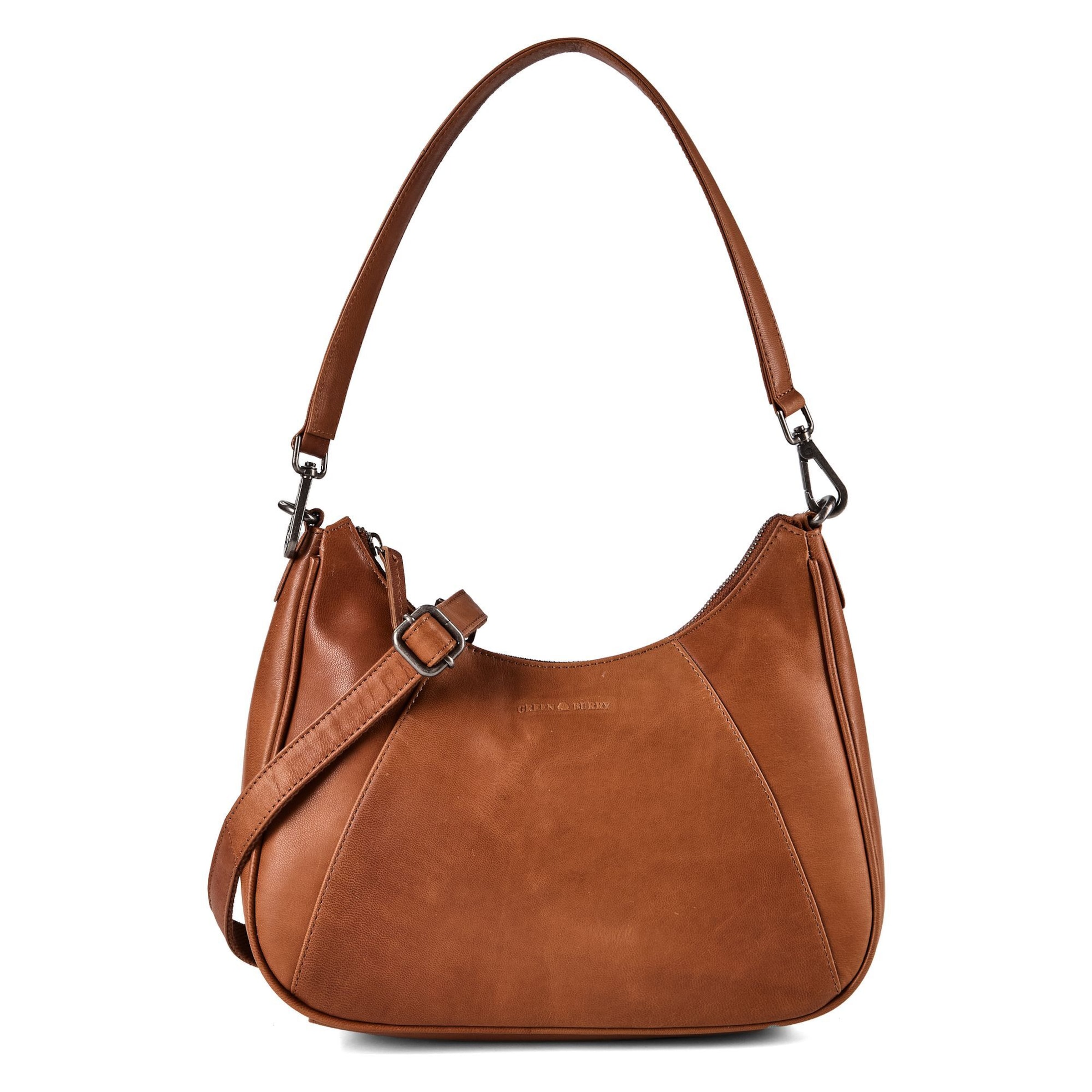 Borsa a spalla di GREENBURRY in marrone: frontale