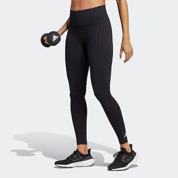 ADIDAS PERFORMANCE Skinny Workout Pants 'Formotion Sculpted' in Black