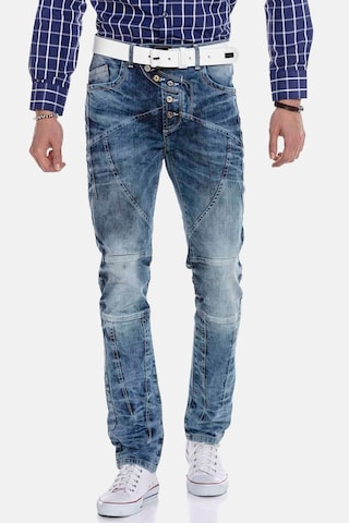 CIPO & BAXX Regular Jeans in Blauw: voorkant