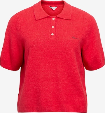 Pull-over 'OBJDebbie' OBJECT en rouge : devant