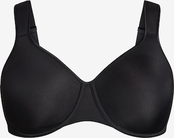 Devoted by ZizziTrokutasti Grudnjak 'Lsanne' - crna boja: prednji dio