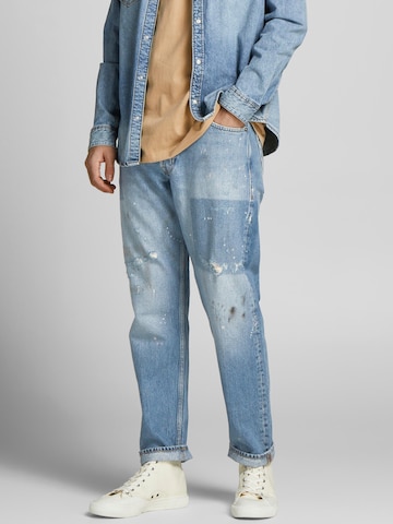 Regular Jeans 'Chris' de la JACK & JONES pe albastru: față