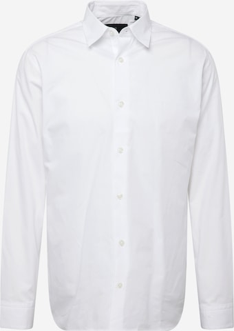 JACK & JONES Skjorta 'JPRBLABUSHWICK STANLEY' i vit: framsida