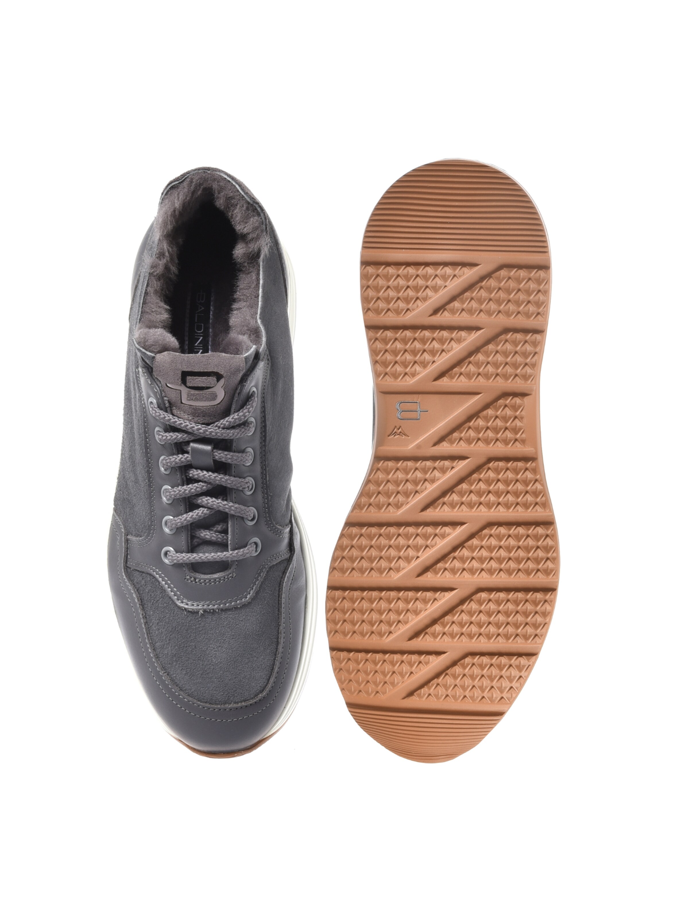 BALDININI Platform trainers in Grey