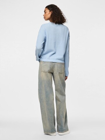 PIECES Trui 'SCOUT' in Blauw