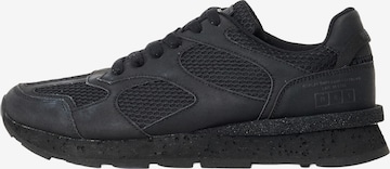 REPLAY Matalavartiset tennarit värissä musta: etupuoli