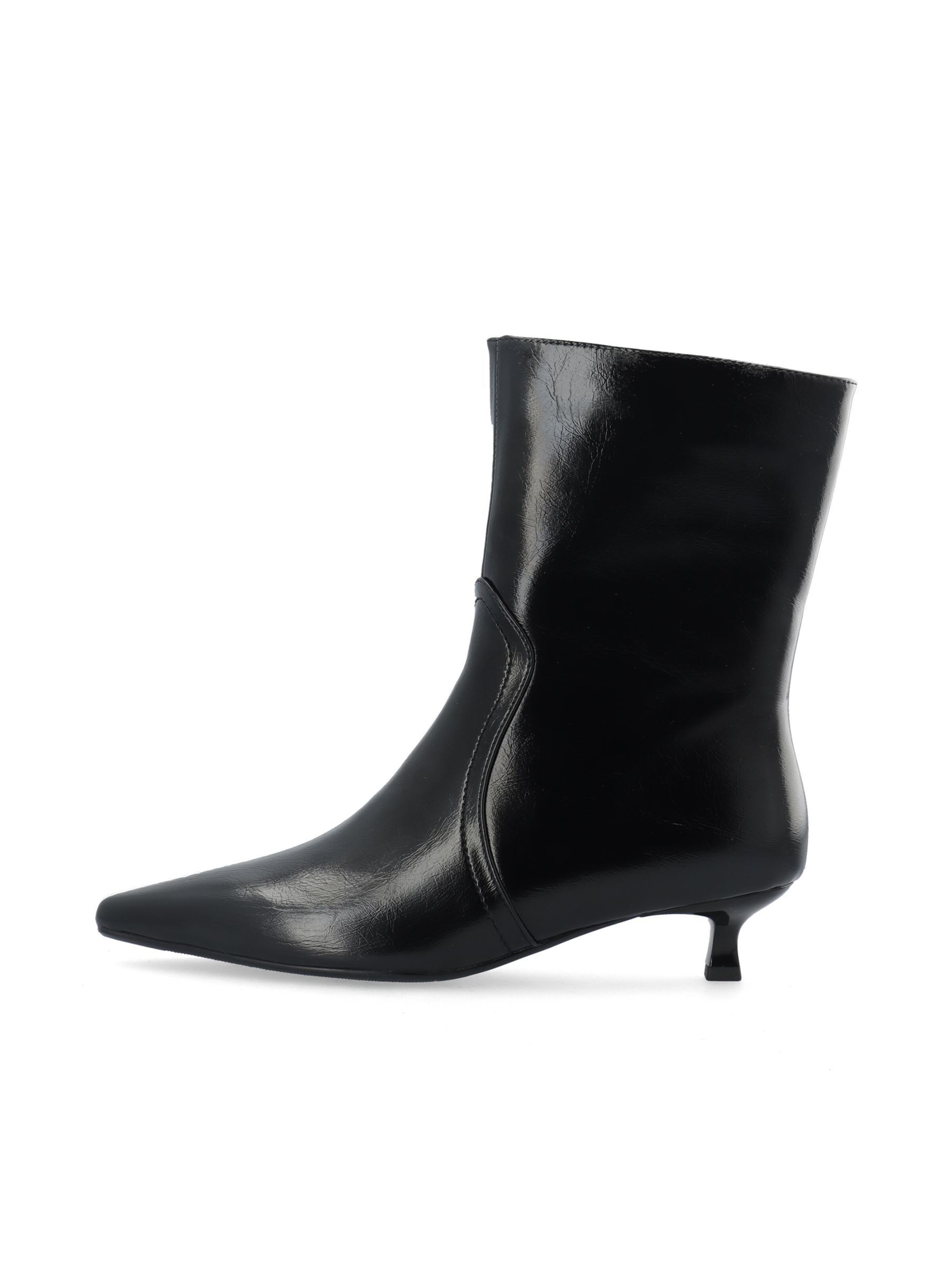 Ankle boots 'JESSICA ' di Bianco in nero: frontale