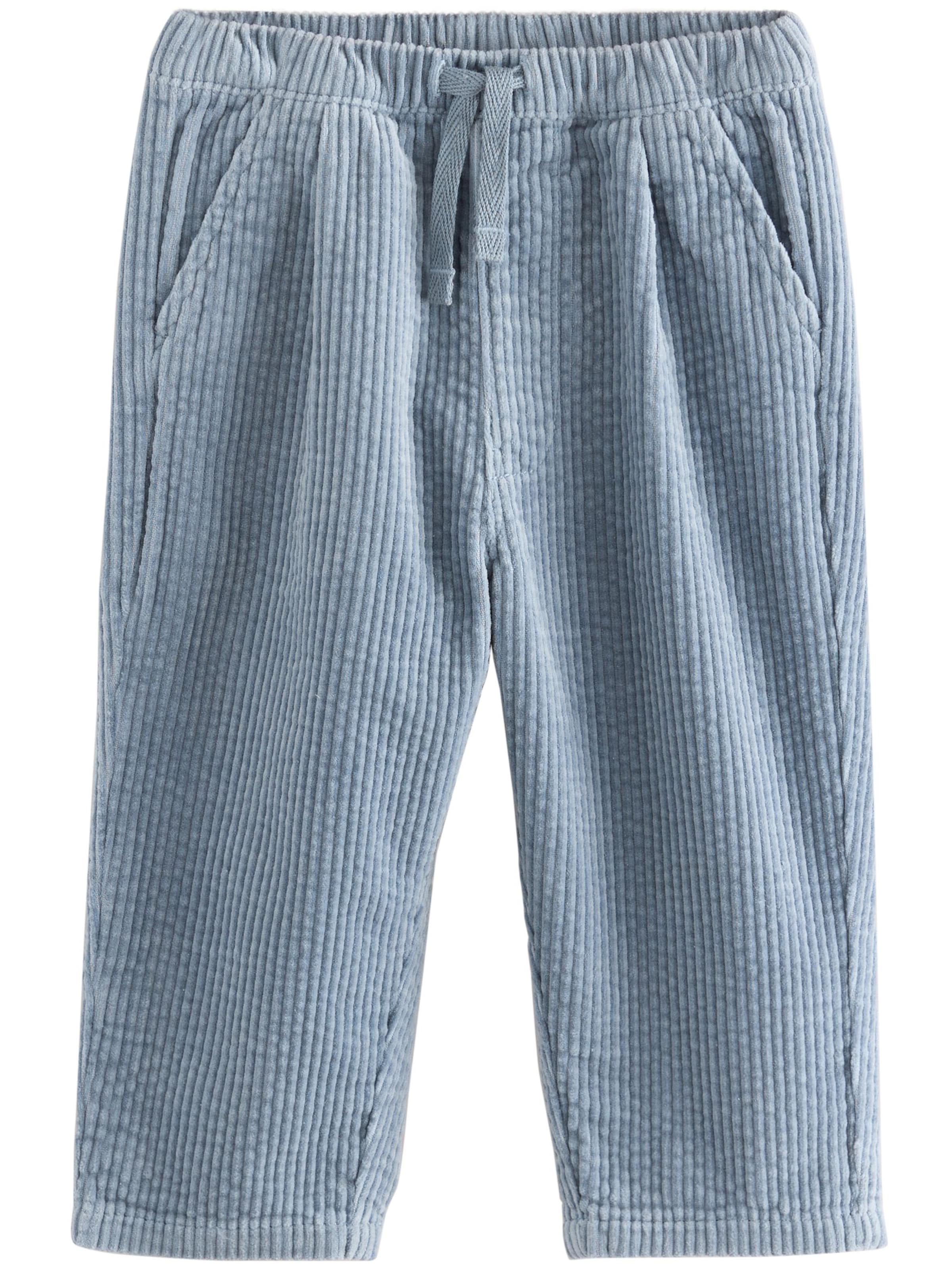 Largi Pantaloni de la Next pe albastru: față