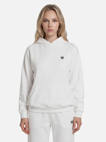 HEFTYKA Sweatshirt 'HOODIE' in White