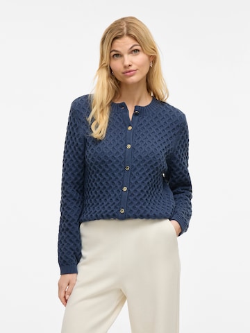 VILA Strickjacke 'VIKALI' in Blau: Vorderseite