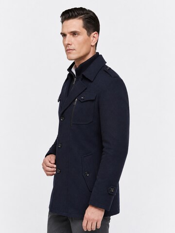 ALLTHEMEN Winterjas 'Morgenkühle' in Blauw