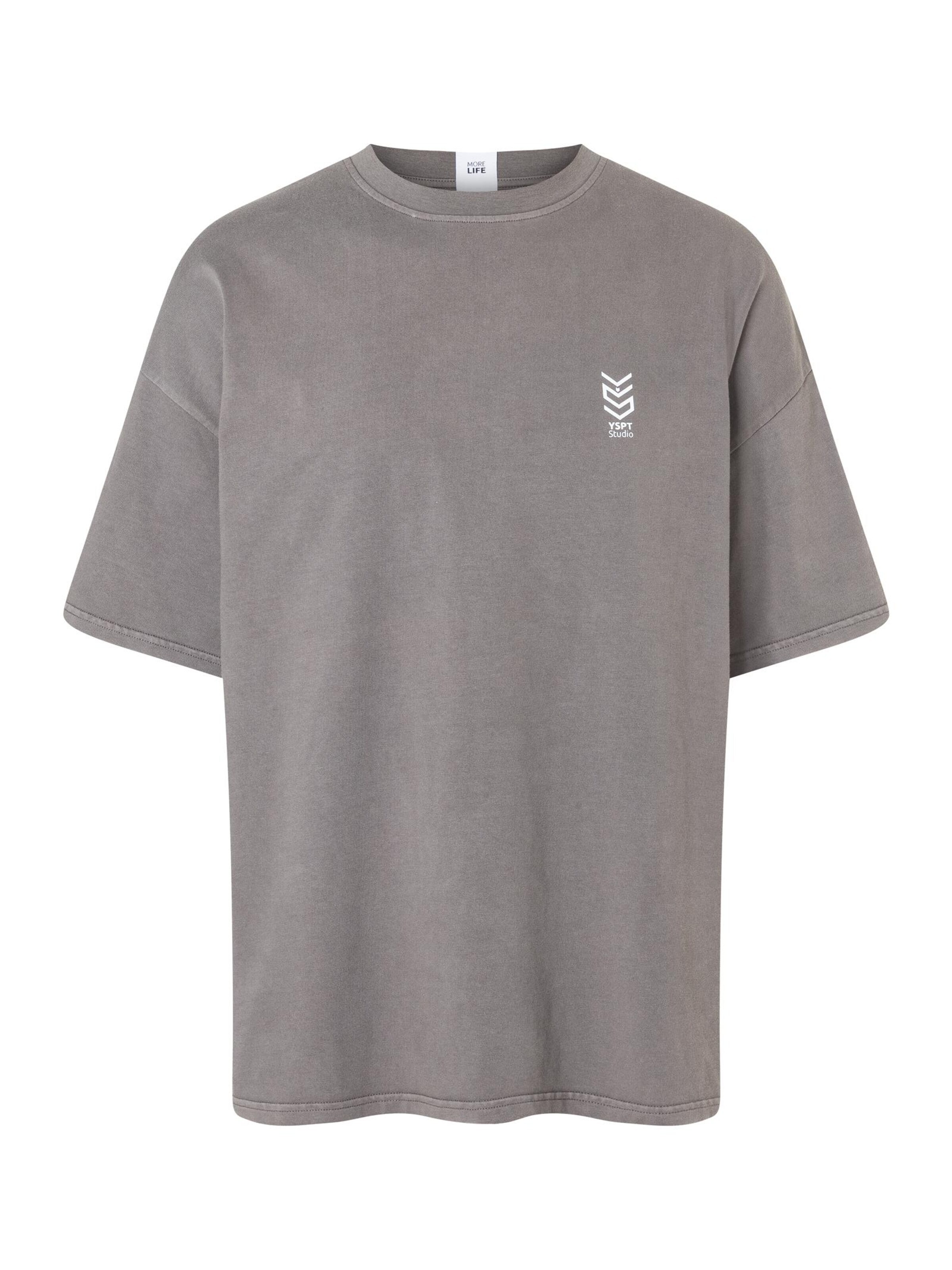 YSPT Studio Shirt 'ADVENTURE'‌‌‌‌‌‌‌ in Grau