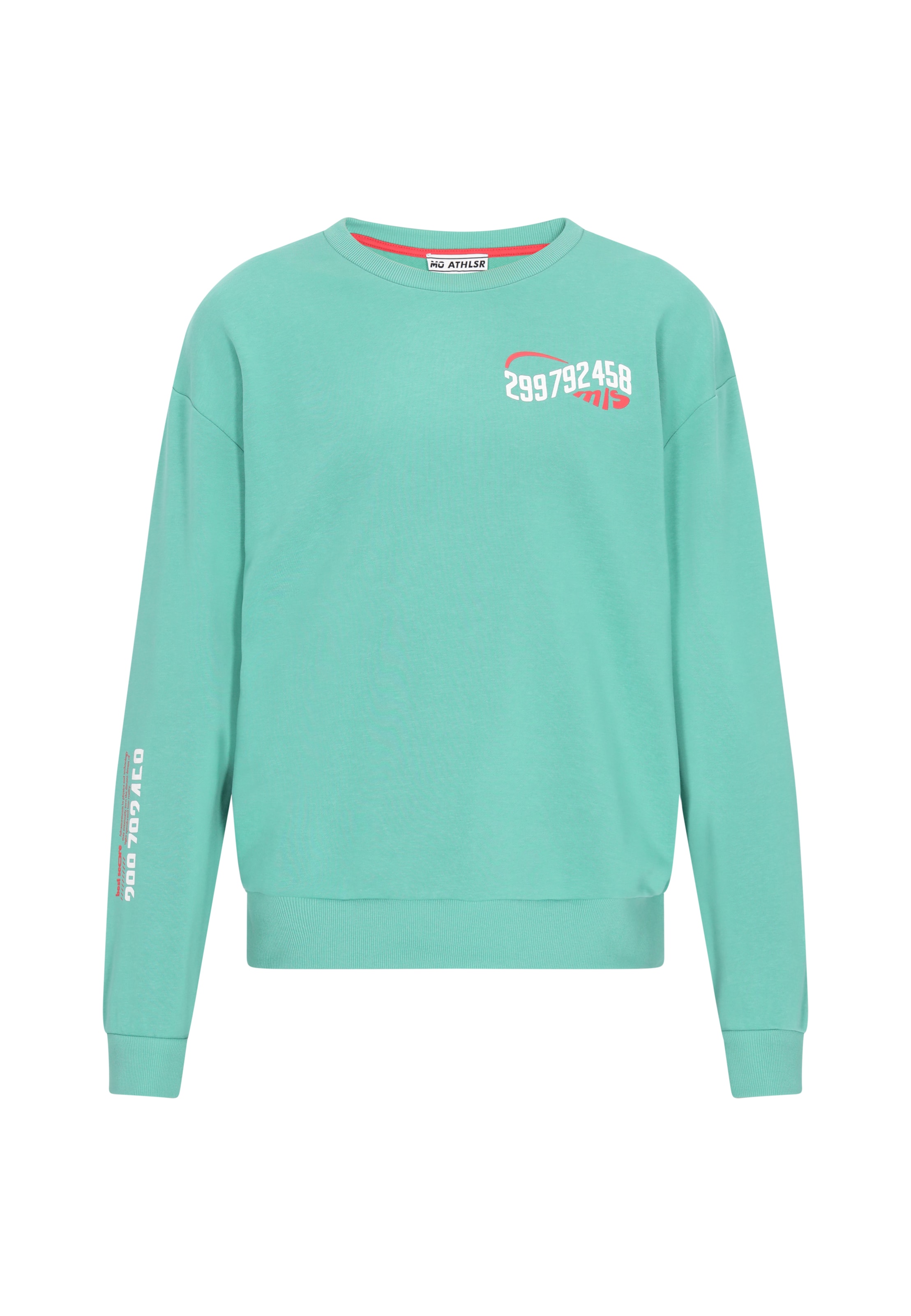 žalia Mo ATHLSR Megztinis be užsegimo 'Back To School': priekis