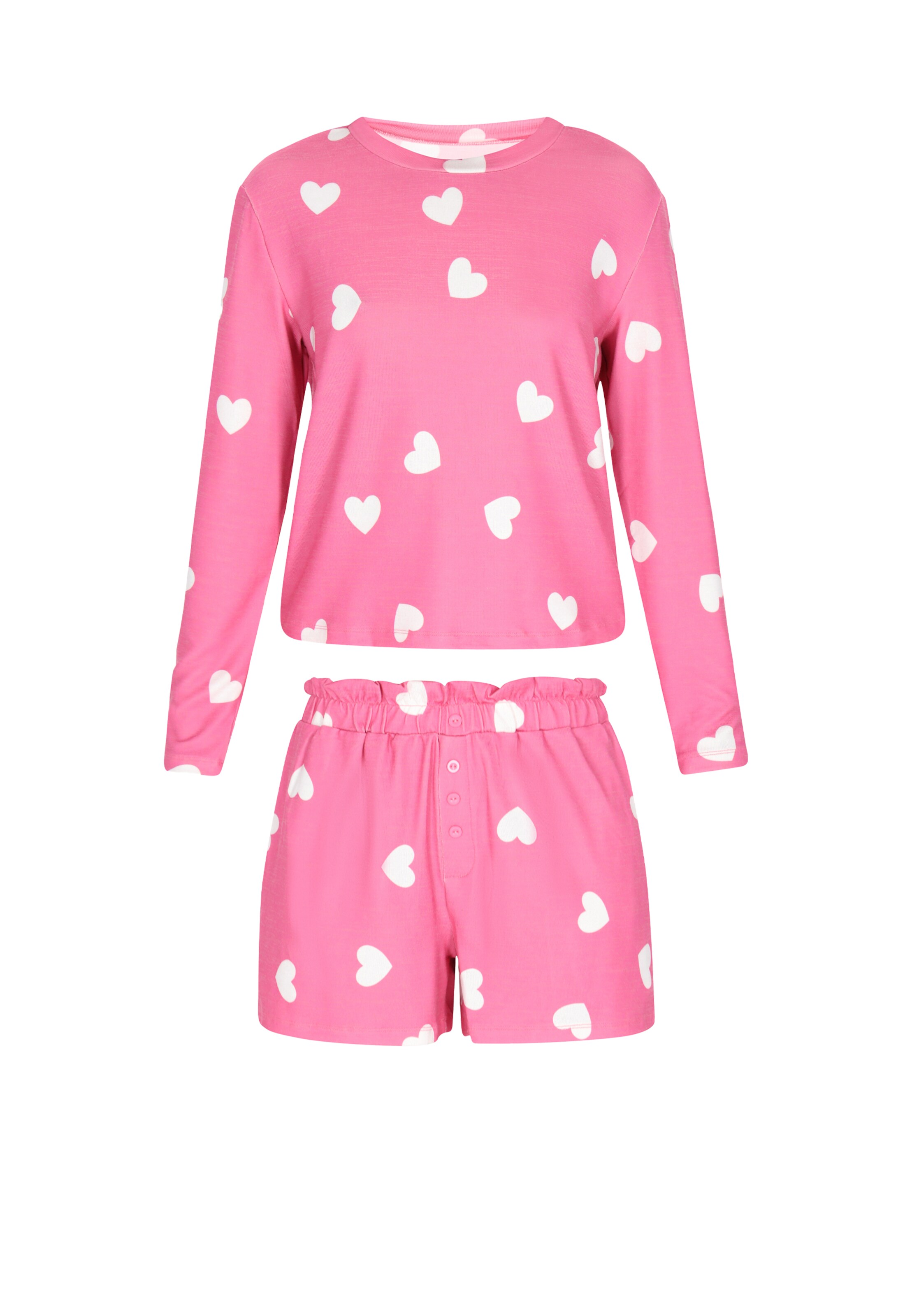 faina - Calções de pijama em rosa: frente