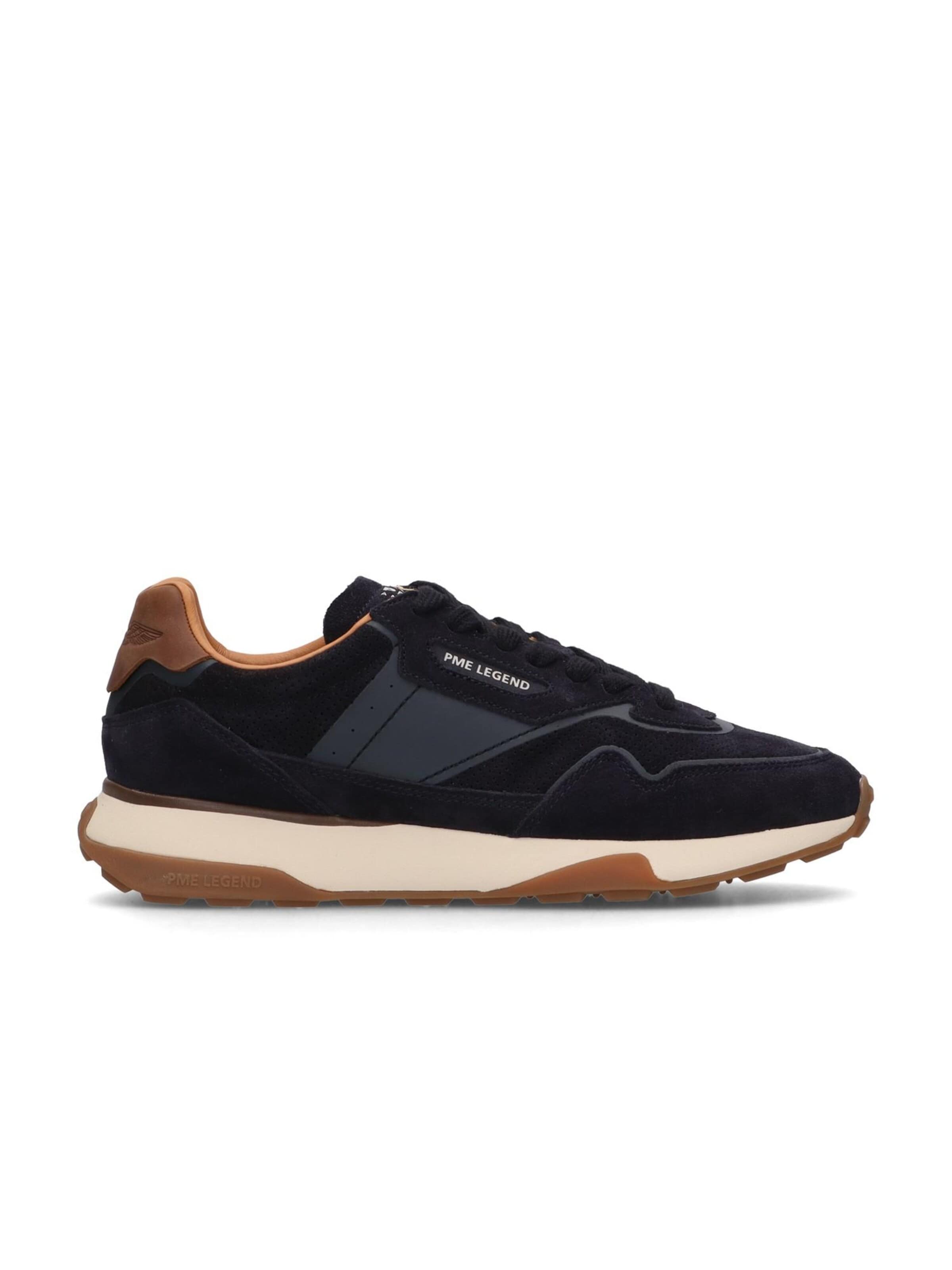 PME Legend Låg sneaker 'Latch sneaker in suede' i blå: framsida