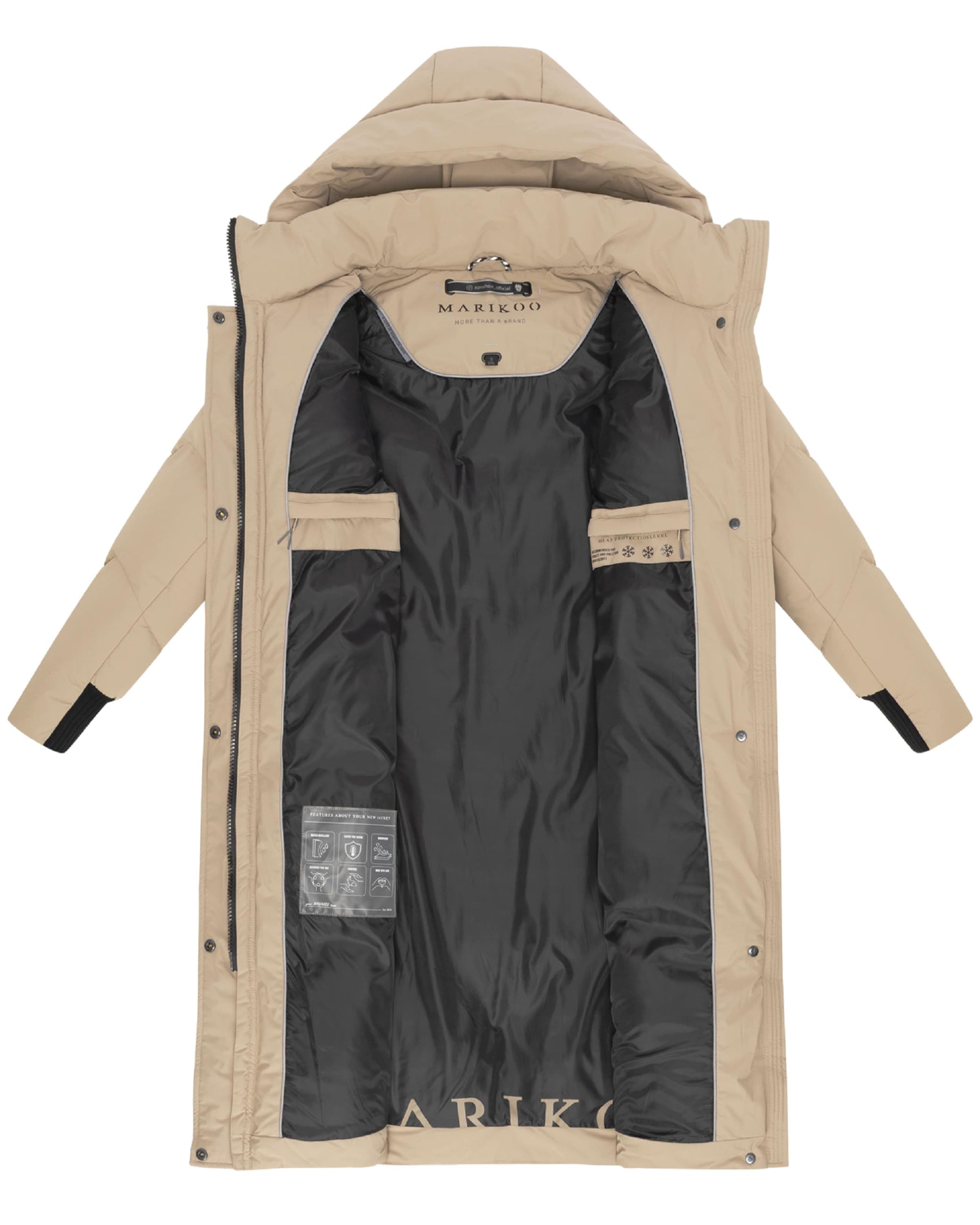 MARIKOO Зимнее пальто 'Teonaa 16' в Серый