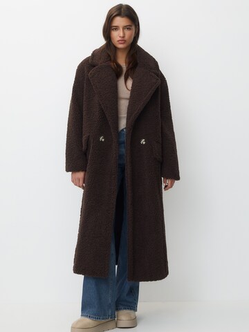 Manteau mi-saison Pull&Bear en marron : devant