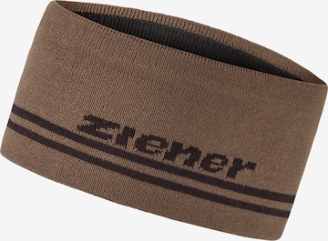 ZIENER Athletic Headband 'ILYASU' in Brown: front