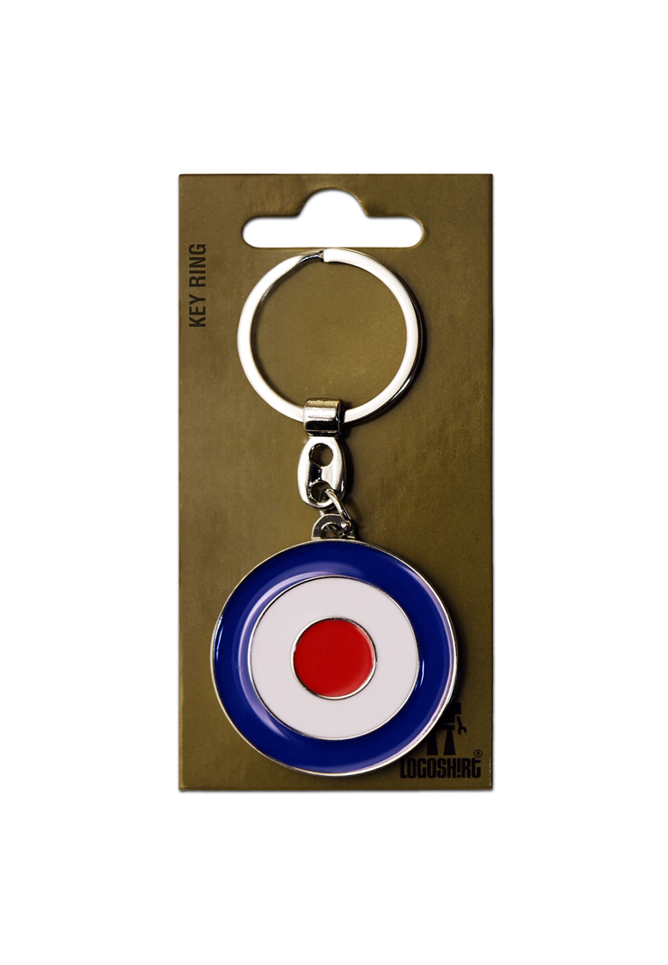 LOGOSHIRT Key Ring in Red