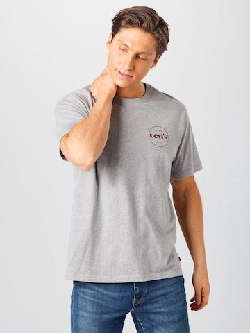 LEVI'S ®Majica 'Relaxed Fit Tee' - siva boja: prednji dio