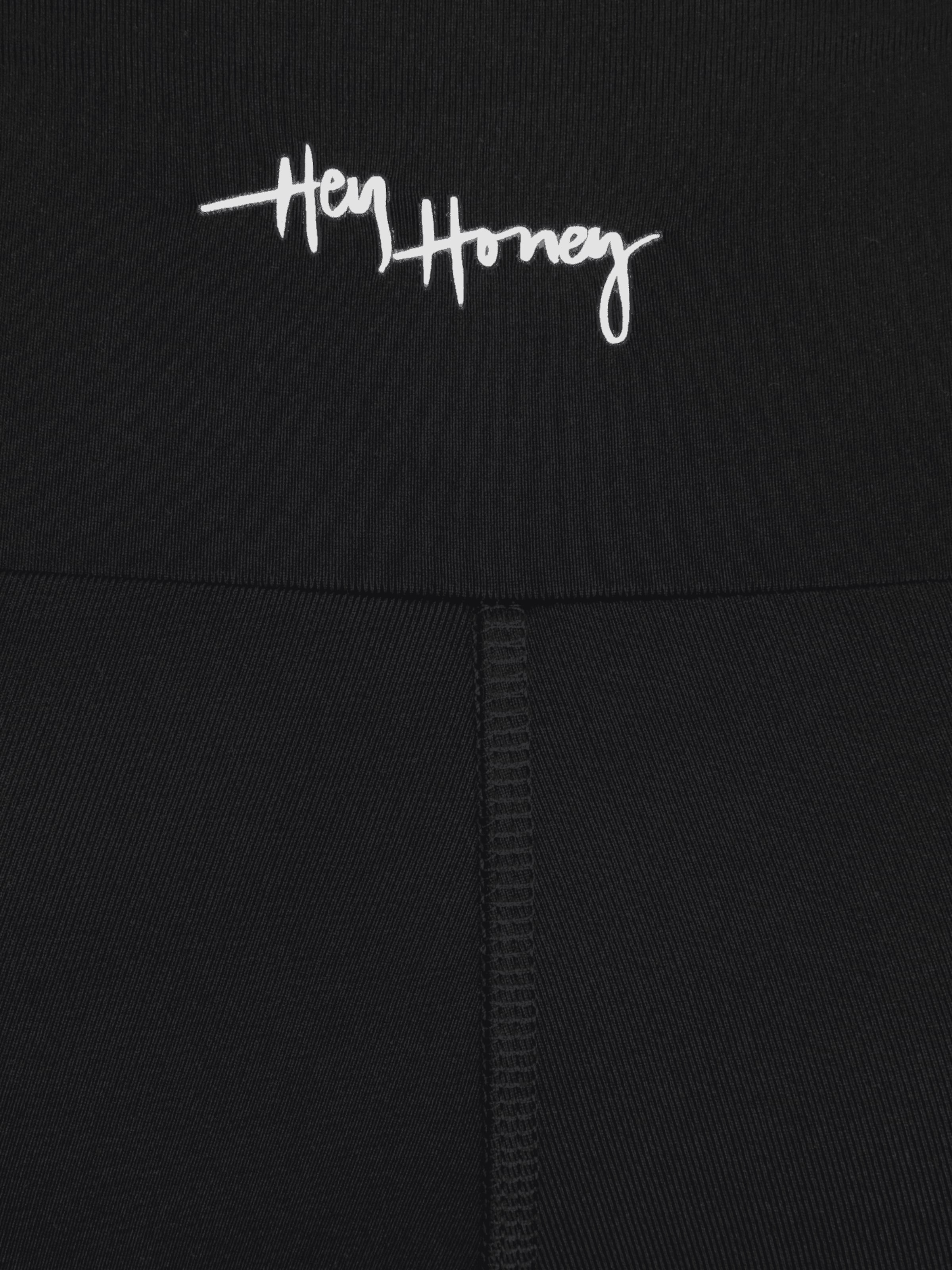 Hey Honey - Skinny Pantalón deportivo 'Biker' en negro