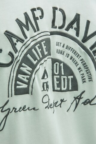 CAMP DAVID Zip-Up Hoodie in Green