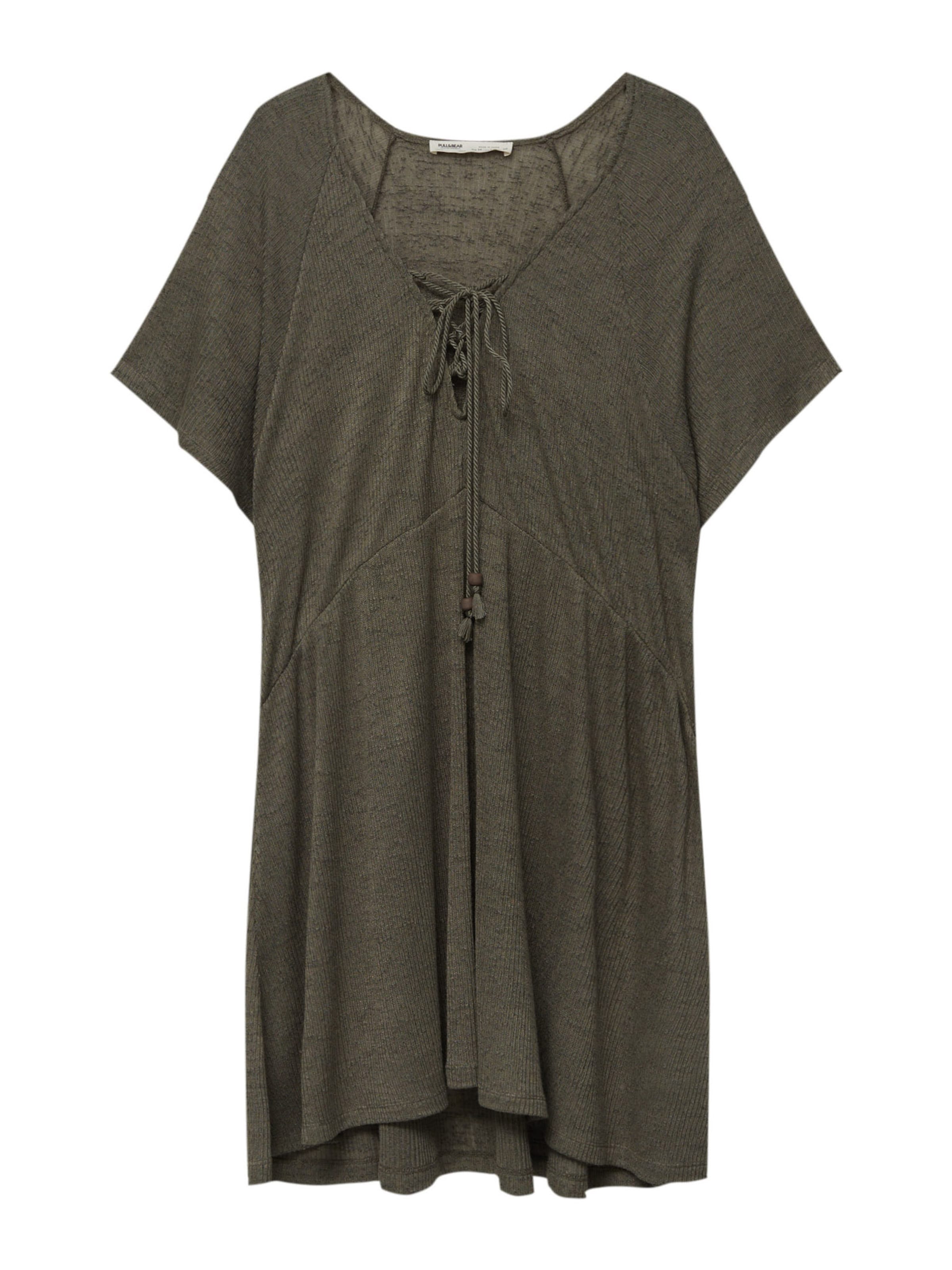 Pull&Bear Sukienka w kolorze zielony: przód