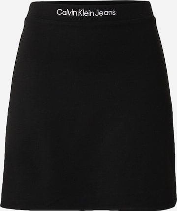 Calvin Klein Jeans Skirt in Black: front