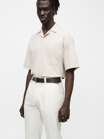 BOSS Regularen Chino hlače 'Kerin' | bela barva