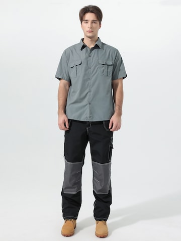YOUTHUP Comfort Fit Hemd 'Berchtesgaden'‌‌‌‌ in Grau