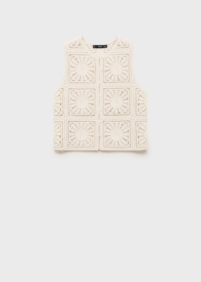 MANGO Vest in Nude, Item view