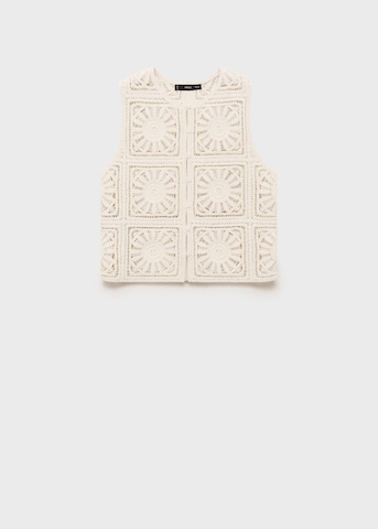 MANGO Weste in Beige: Vorderseite