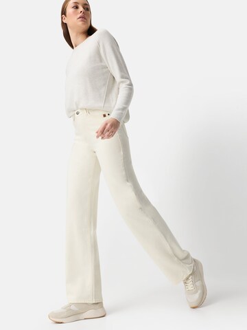 CAMEL ACTIVE Wide Leg 5 Pocket Wide Leg Denim in Weiß