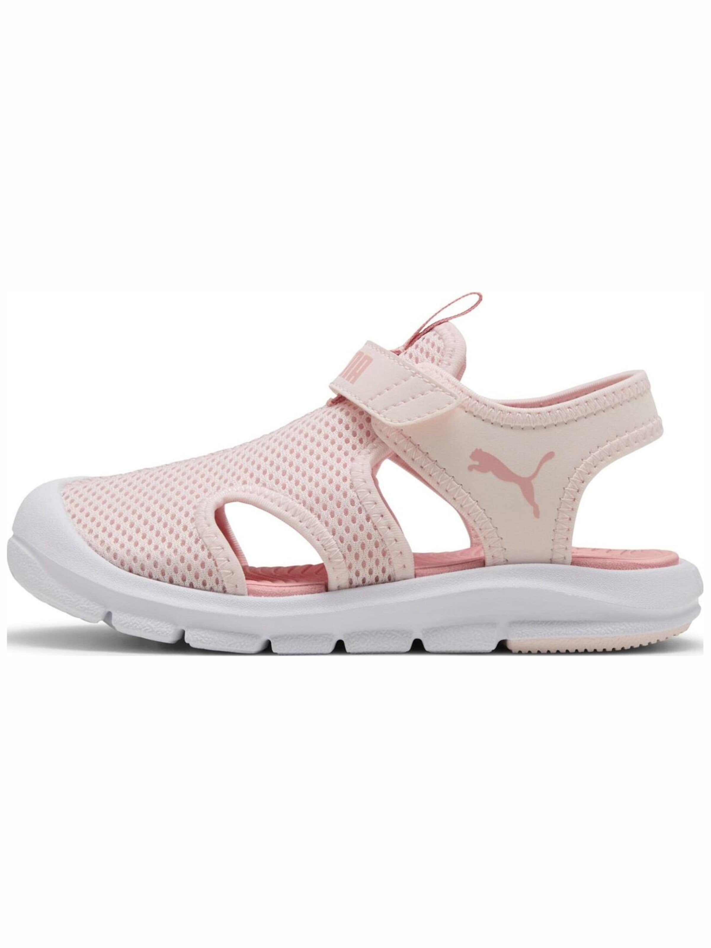 Chaussures ouvertes 'Puma Fun Racer Sandal Mesh V Ps' PUMA en rose : devant