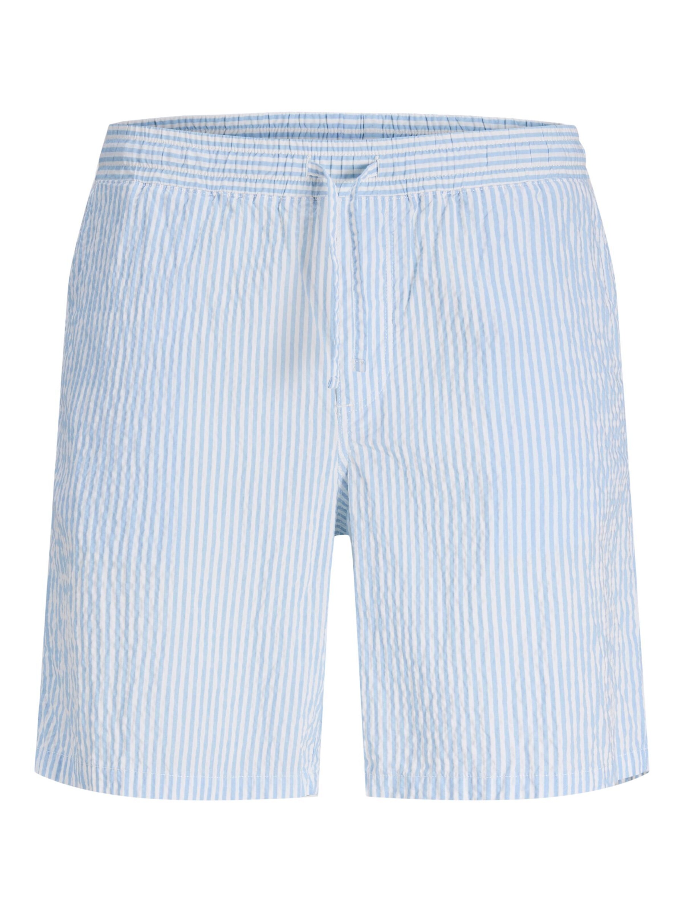 JACK & JONES Trousers 'JPSTJaiden' in Light blue / White, Item view