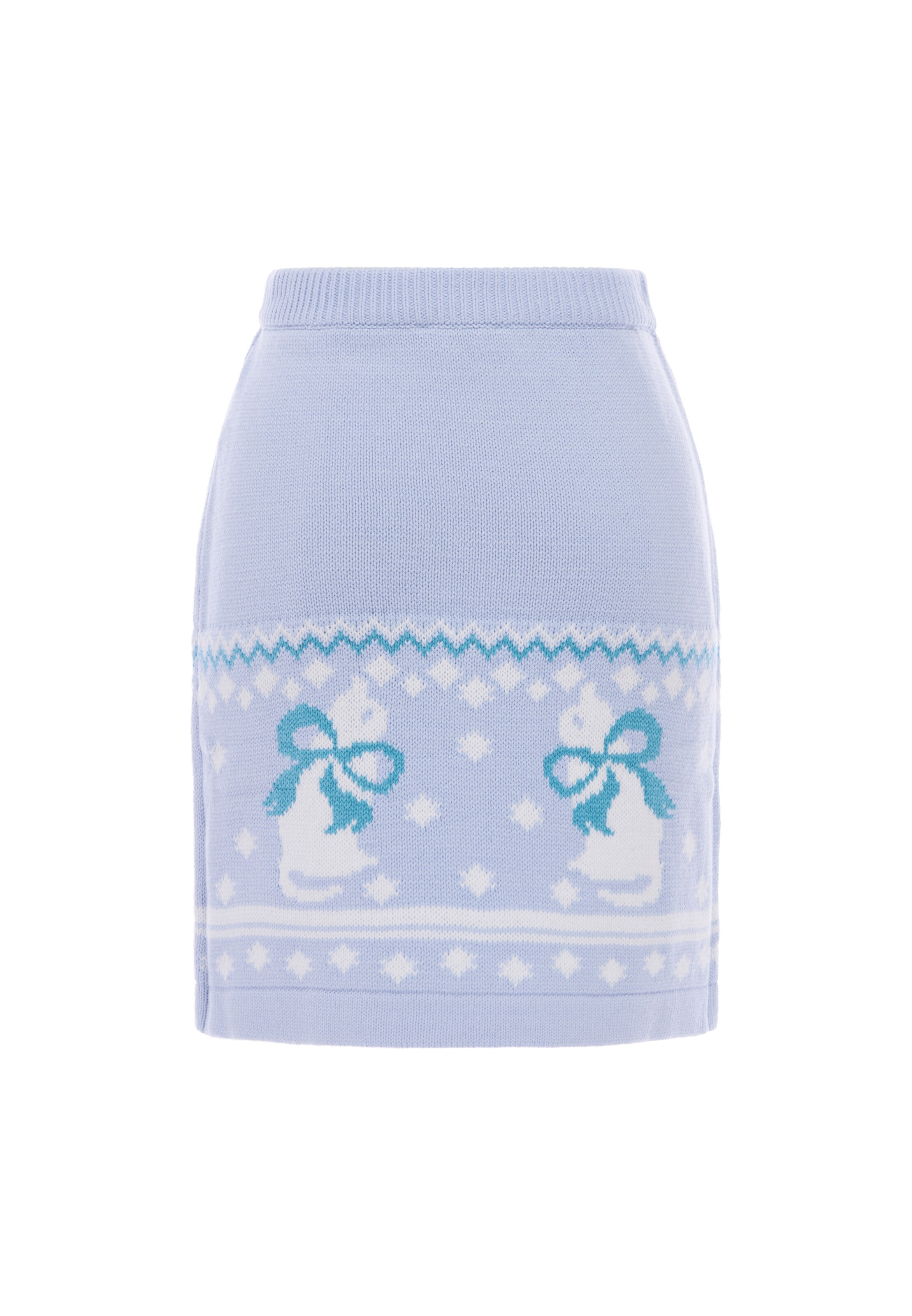 MYMO - Saia em azul: frente