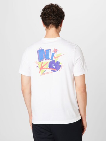 NIKE Functioneel shirt in Wit: voorkant