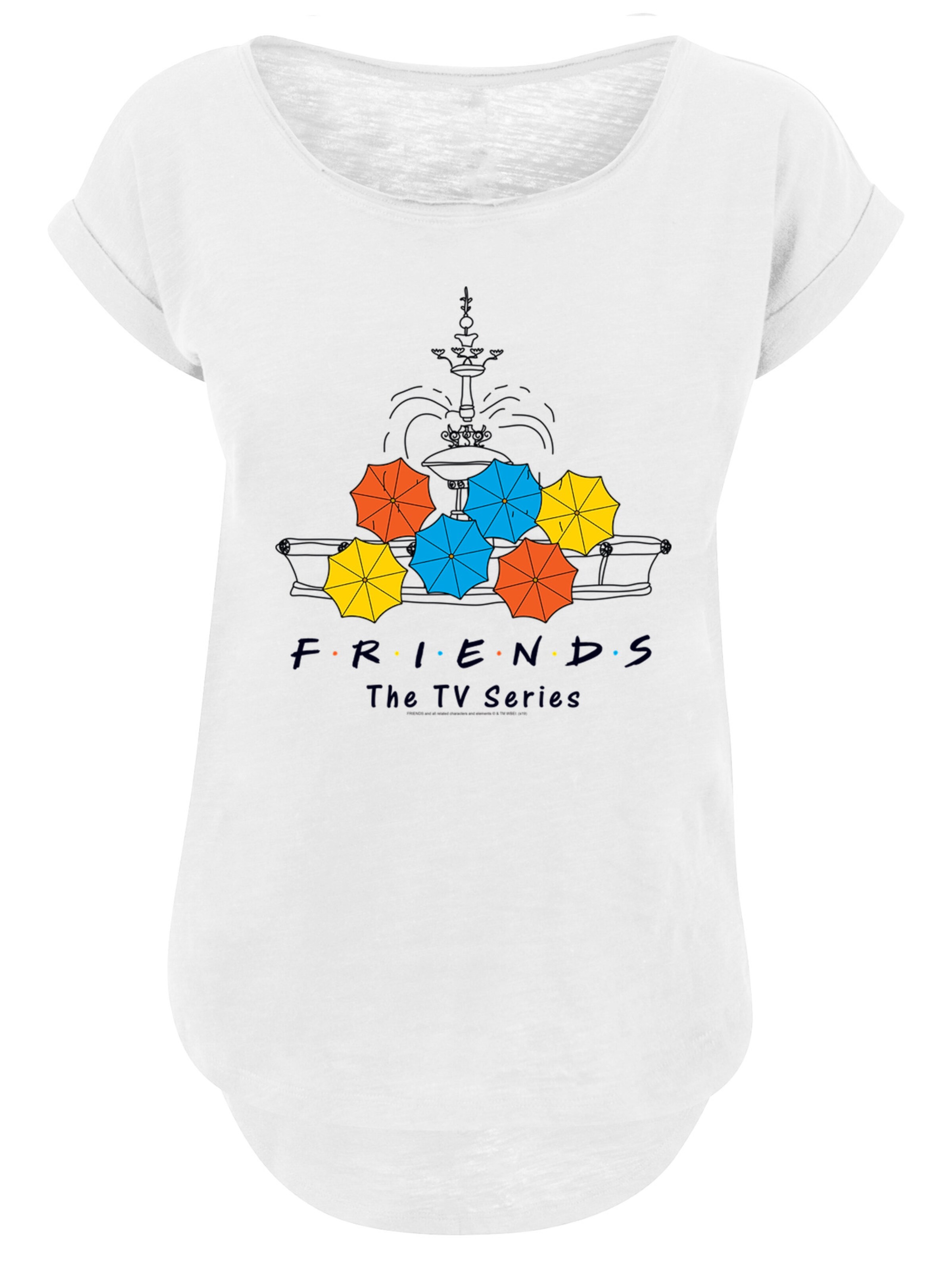 F4NT4STIC Shirt 'Friends TV Serie' in White: front
