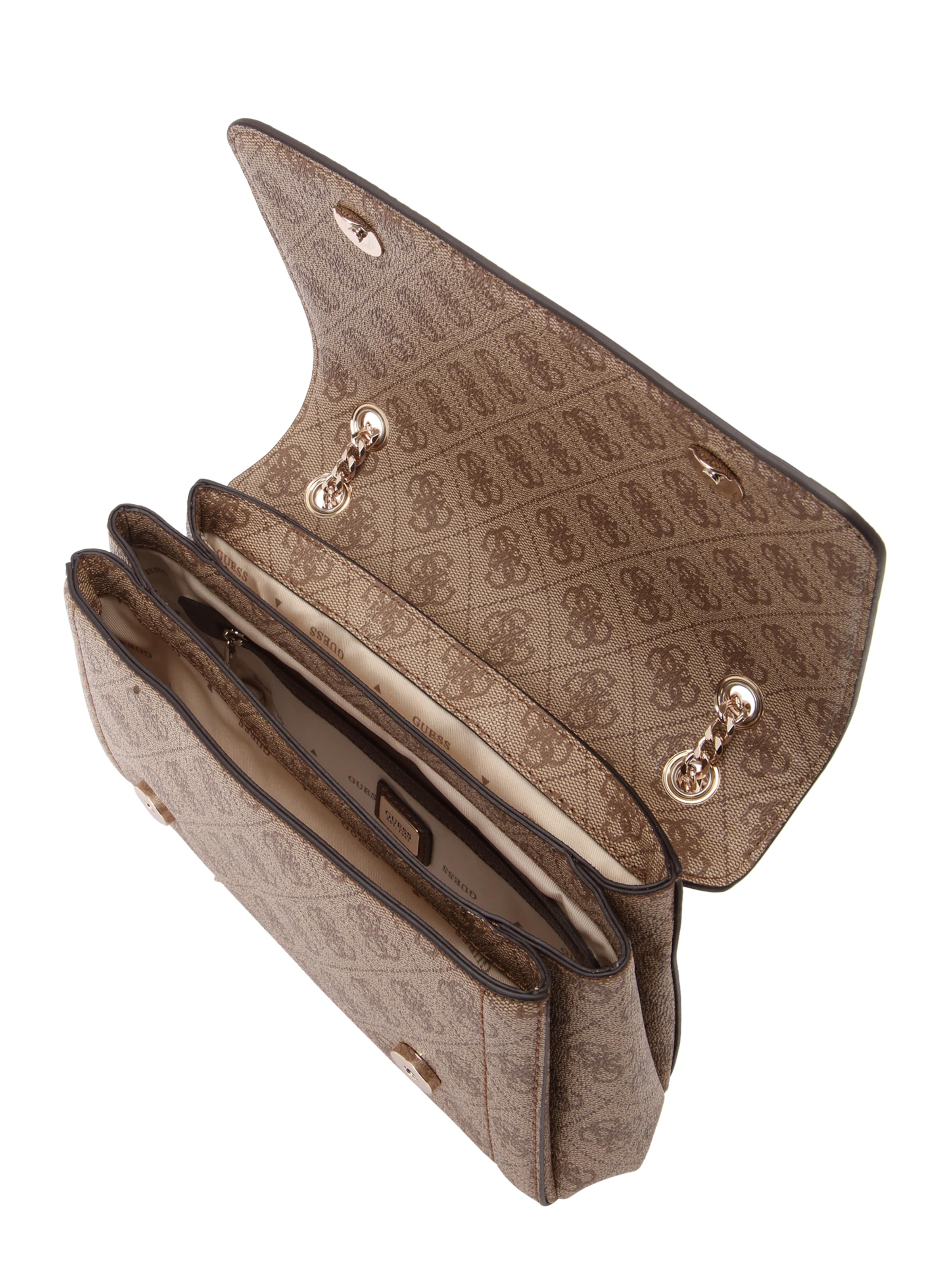 Sac à bandoulière 'NOELLE II CNVRTBLE XBODY FLAP' GUESS en marron