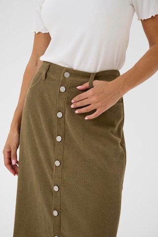 Cream Skirt 'Cory ' in Green