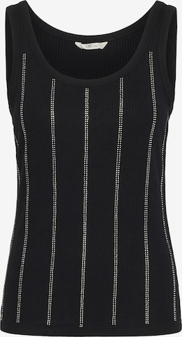 juoda Cream Palaidinė be rankovių 'CRRibba': priekis