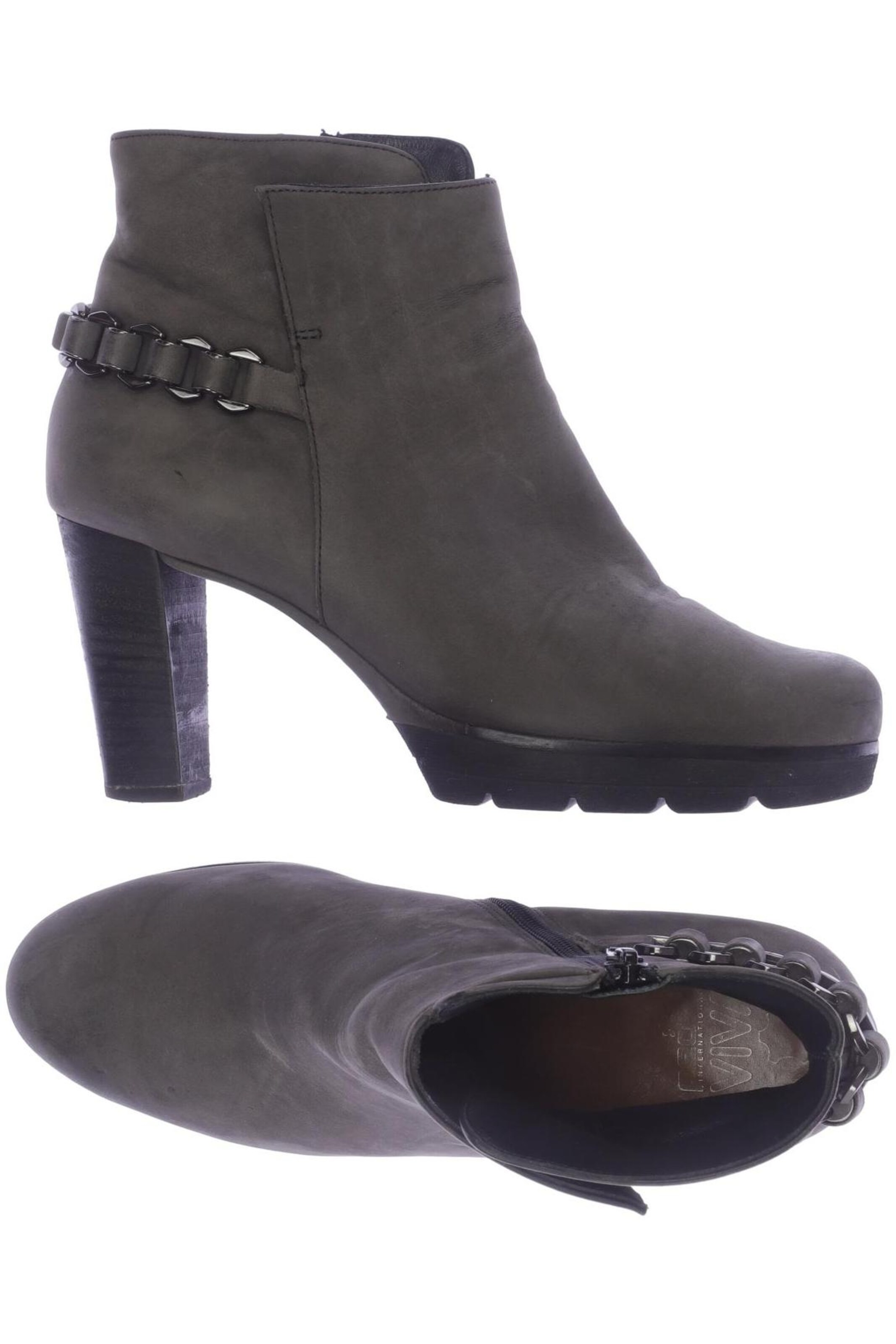 Paul Green Dress Boots in 38 in Grey: front