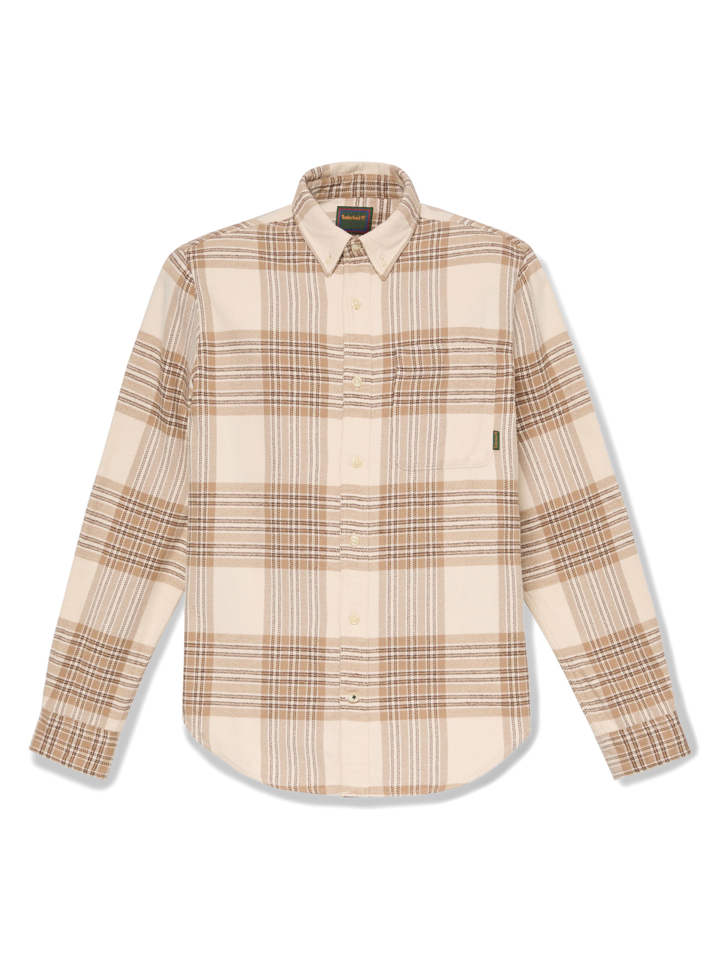 TIMBERLAND Regular fit Overhemd in Beige: voorkant
