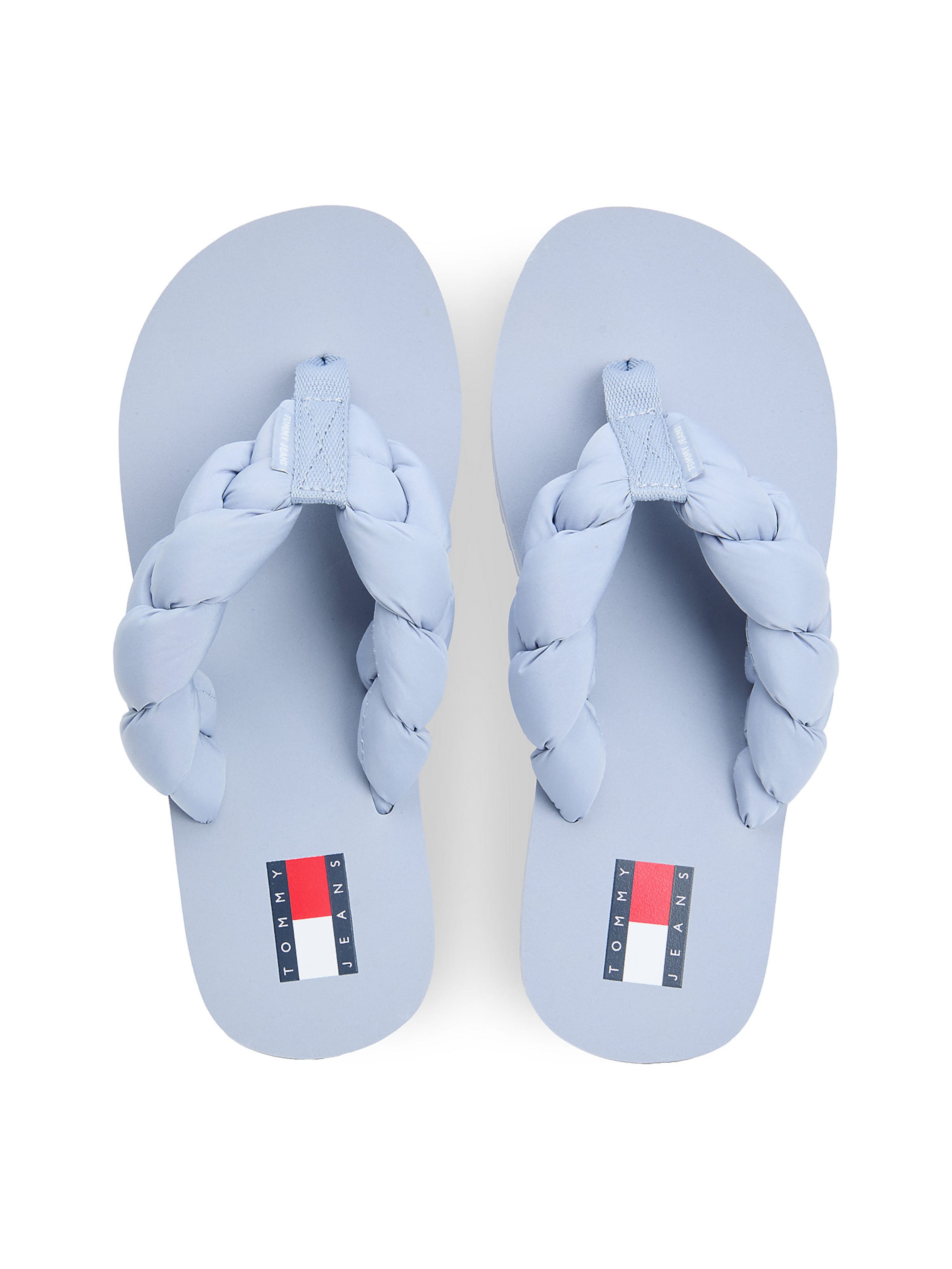 Tommy Jeans T-bar sandals in Blue