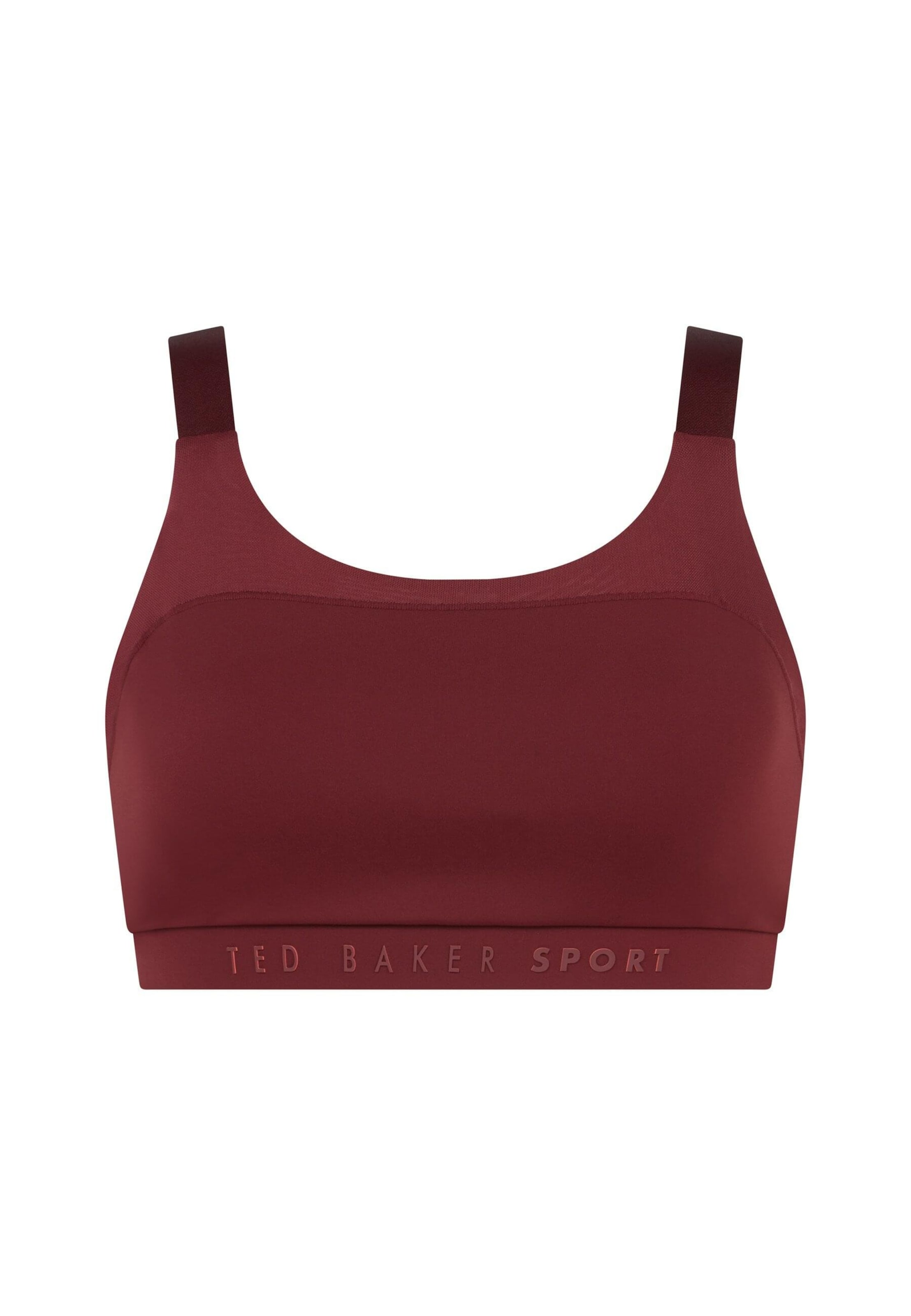 Ted Baker Bustier Sport-BH in Rot: Vorderseite