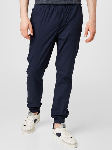 Effilé Pantalon !Solid en bleu : devant