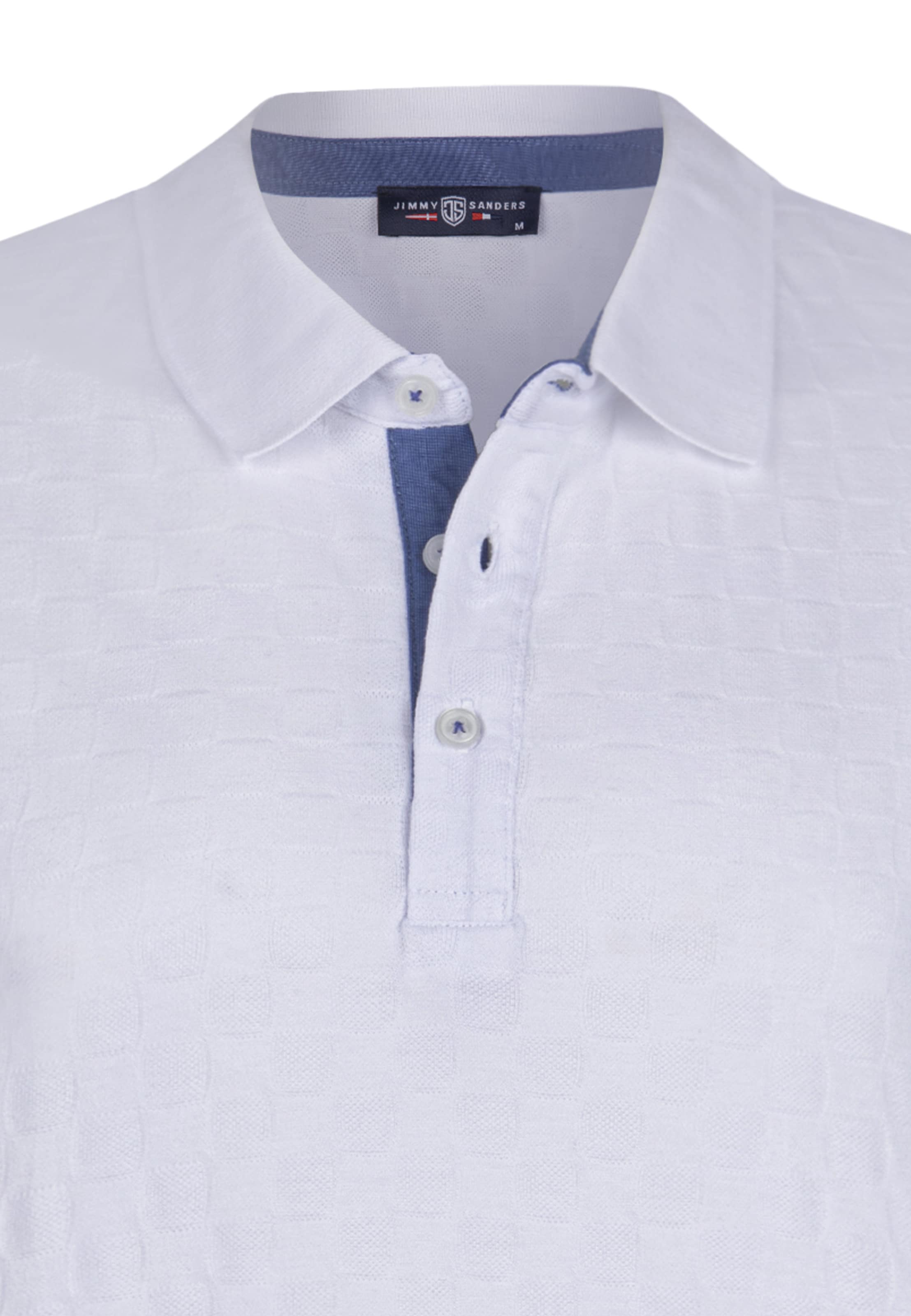 Jimmy Sanders Comfort Fit Μπλουζάκι σε λευκό